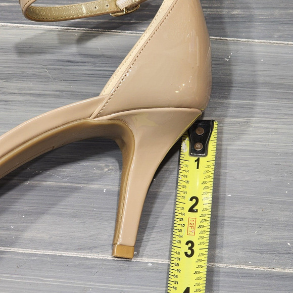 Bandolino Madia Sandals Strappy High Heel Open Toed Pumps Size 10 M Natural - Picture 10 of 12